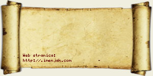 Jovana Krstin vizit kartica